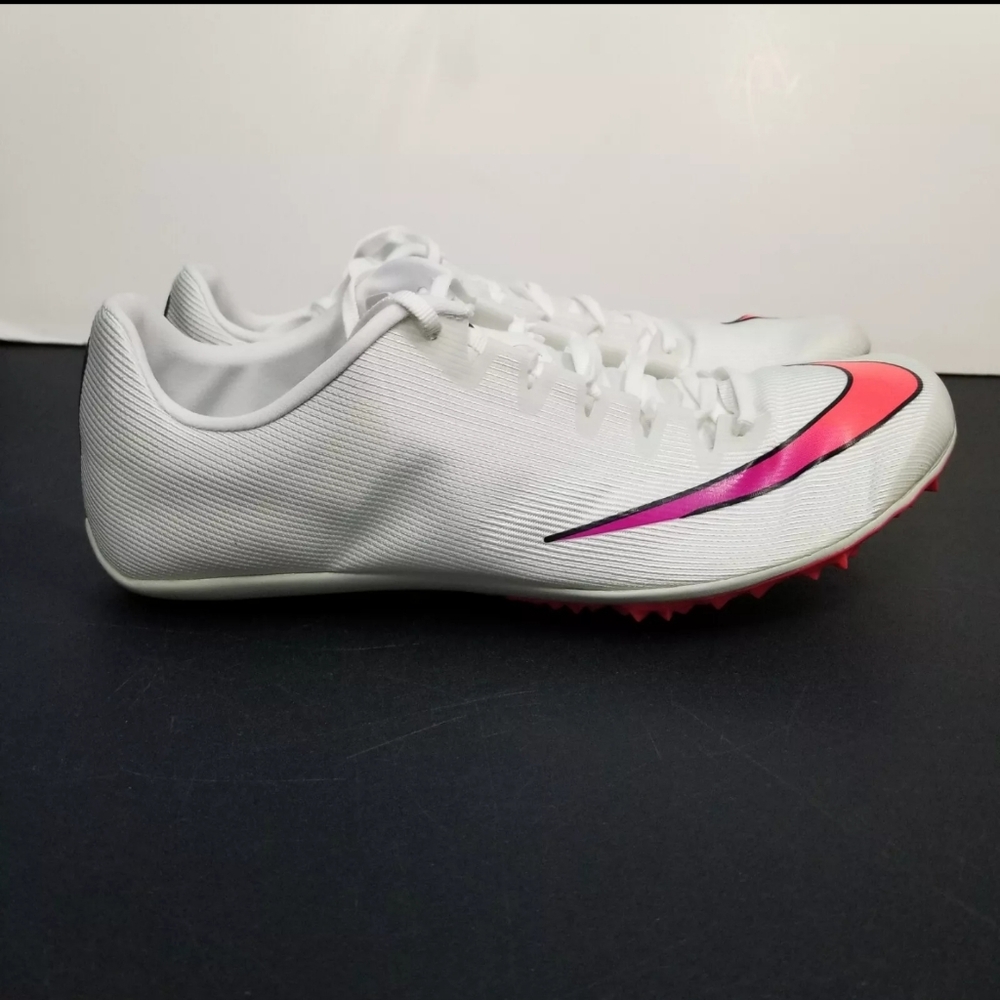 Nike Size 11.5 Men Zoom 400 Track And Field Jade Crimson Ombre Cleat (No Spikes)